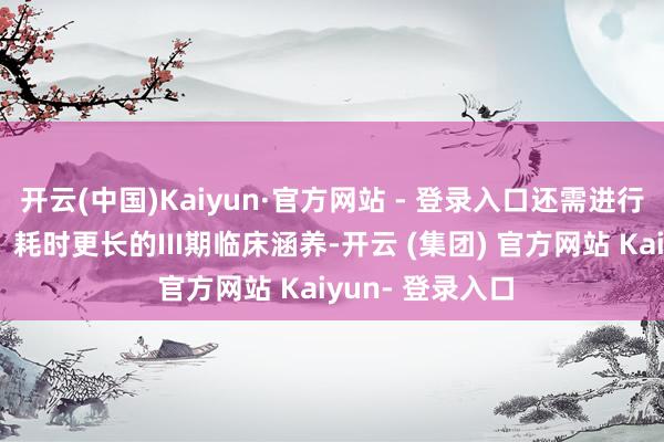 开云(中国)Kaiyun·官方网站 - 登录入口还需进行样本容量更大、耗时更长的III期临床涵养-开云 (集团) 官方网站 Kaiyun- 登录入口