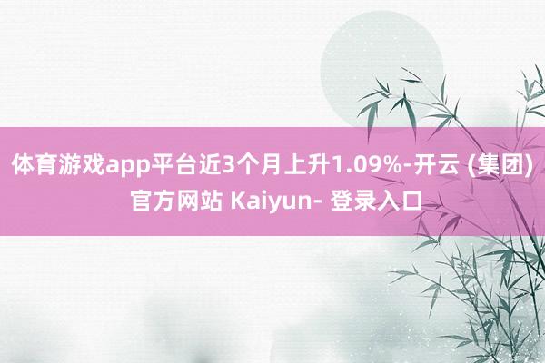 体育游戏app平台近3个月上升1.09%-开云 (集团) 官方网站 Kaiyun- 登录入口