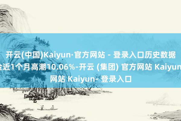 开云(中国)Kaiyun·官方网站 - 登录入口历史数据露出该基金近1个月高潮10.06%-开云 (集团) 官方网站 Kaiyun- 登录入口